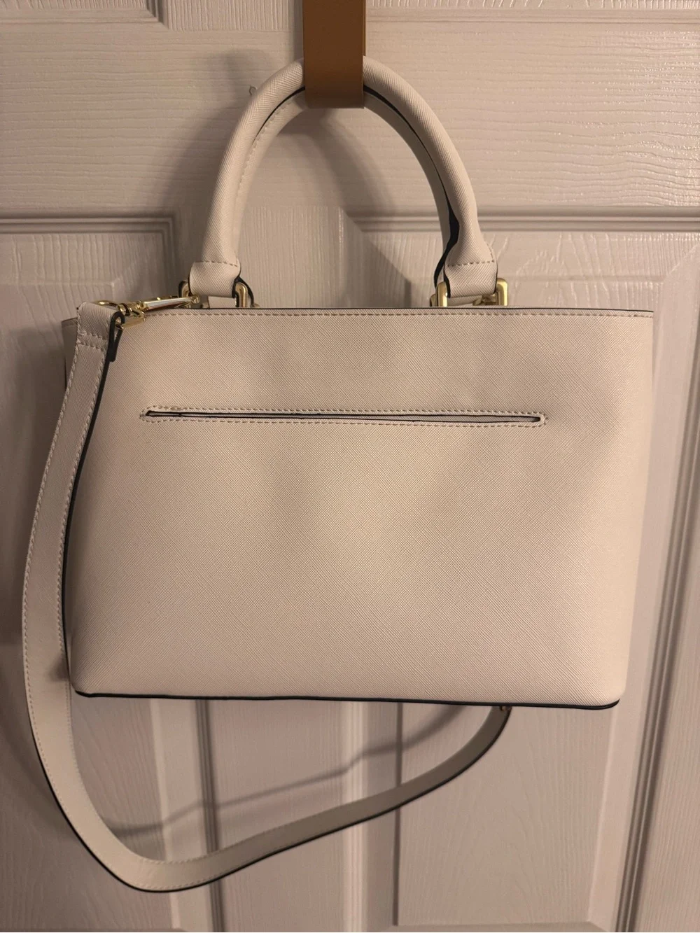 Betsey Johnson Bow Satchel - White